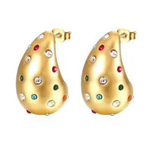 Gold Colorful Crystals MS-229