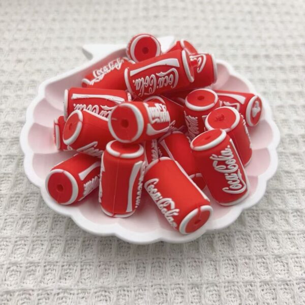 oly-5f4d572e87ccb1588a4e126f2132acd6 Wholesale Cross border hot sale new silicone creative cola beads silicone beaded loose beads factory wholesale in stock