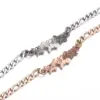 Ion Plating (IP) 18K Gold Real Gold Plated Butterfly Snowflake Stainless Steel Fashion Waterproof Non Tarnish 201 Stainless Steel Bracelets