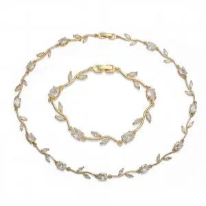 Golden White Diamond Tulip Set