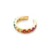 Wholesale Fashion Geometric Copper Plating Zircon Ear Clips 1 Piece