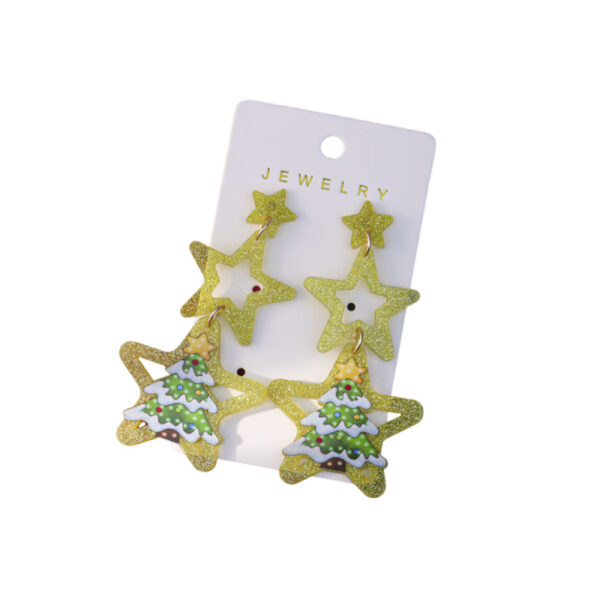 Wholesale Openwork star earrings