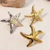 Wholesale Jewelry Hawaiian Starfish 304 Stainless Steel Plating Open Rings