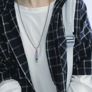 8204# net red whistle necklace