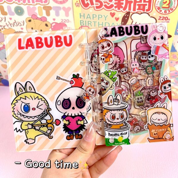 Wholesale Labu A7 loose-leaf acrylic rocking notebook cute girl heart high-value animation student diary