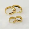 Simple Style Round Gold Plated 304 Stainless Steel 18K Gold Plated Stainless Steel Earrings