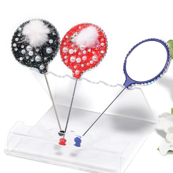 oly-5fefe15994e2573514a0a4303d133027 Wholesale Starry Sky Soft Sugar Beaded Handheld Makeup Mirror