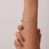 Wholesale 304 Stainless Steel Butterfly PVD Coated 18K Gold Plated Fashion Plating Colorful Bracelets