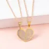 Wholesale PVD Coated Gold Plated Heart 304 Stainless Steel Simple Style Waterproof Non Tarnish Iron Chain