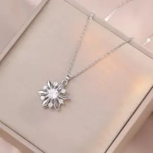 X1752 Steel Rotating Necklace