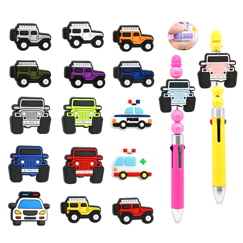 Wholesale O road vehicle series cartoon bead