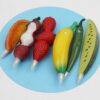 Wholesale South Korea stationery office supplies student prize creative cartoon fruit pen with magnet ballpoint pen refrigerator magnet
