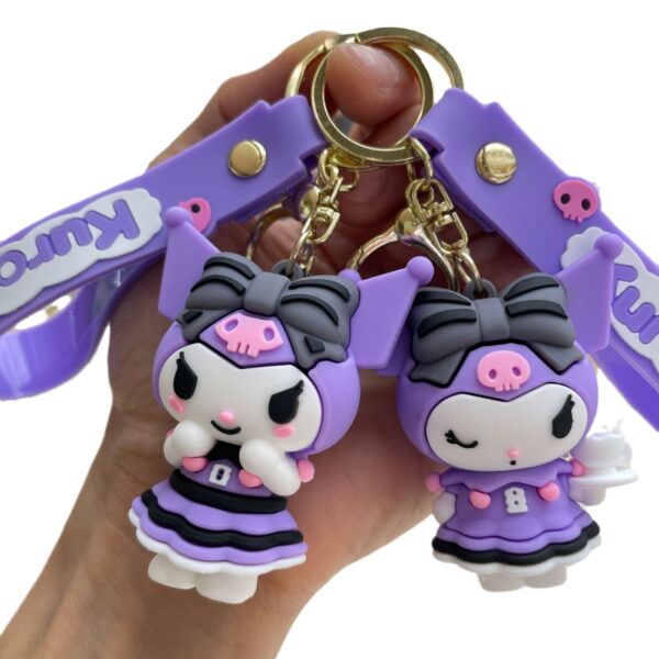 Wholesale Sanrio Kulomi Keychain Book Pendant Cute Doll Couple Gift Car Key Chain Hanging Small Gift