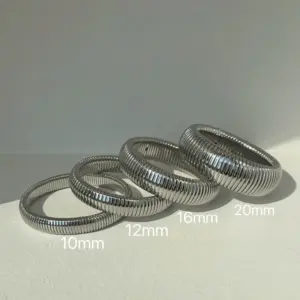 Width 20mm, Length 20cm, / Silver