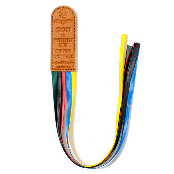 Wholesale Web leather colorful ribbon bookmark