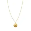 oly-602a7f3367eff964218db2759c01f1f8 Wholesale PVD Coated 18K Gold Real Gold Plated Geometric 304 Stainless Steel Simple Style Waterproof Non Tarnish 304 Stainless Steel Necklace