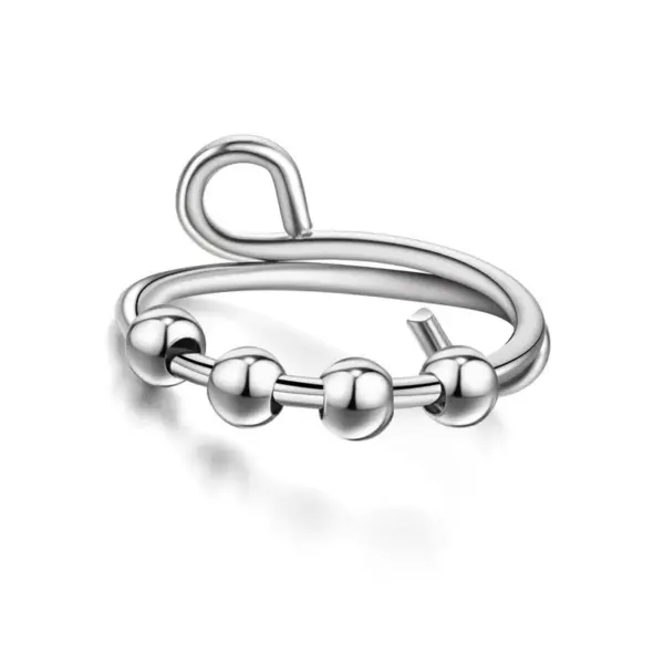 Wholesale Fashion Geometric Stainless Steel Open Ring Plating Stainless Steel Rings