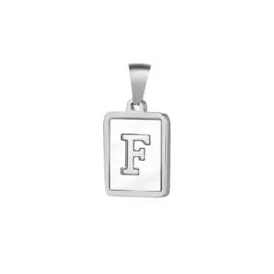 Silver / Letter F without Chain