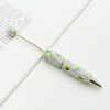 Wholesale DIY cute star moon beaded pen colorful full diamond bead ball pen cross-border explosions cute grain pen