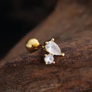 3457 Gold / Ear Studs