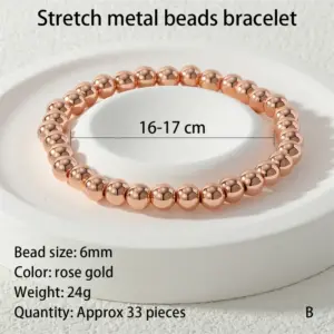 BR0841-Rose Gold-6mm