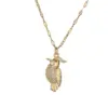 Wholesale PVD Coated Bird Titanium Steel Copper IG Style Simple Style Waterproof Non Tarnish Titanium Steel Pendant Necklace