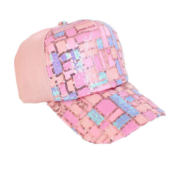 Wholesale Spring and summer new hat women sequins breathable mesh cap people baseball cap small fresh fashion sunshade sunscreen cap tide
