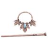 Wholesale Retro Wolf Moon Hairpin Nordic Gothic Headdress Bohemian Norwegian Style Hair Accessories Set