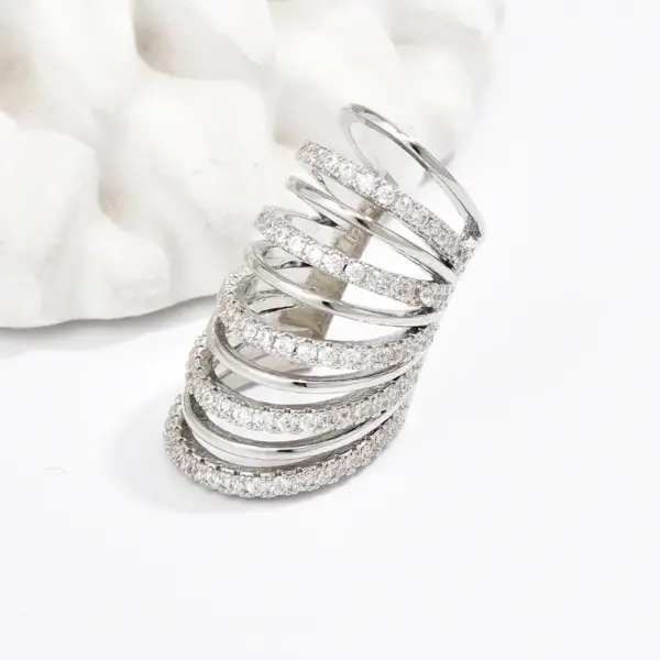 Wholesale 1 Piece Simple Style Classic Style U Shape Inlay Copper Zircon Ear Cuffs