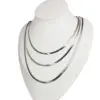 Wholesale Simple Style Geometric Titanium Steel Plating Layered Necklaces