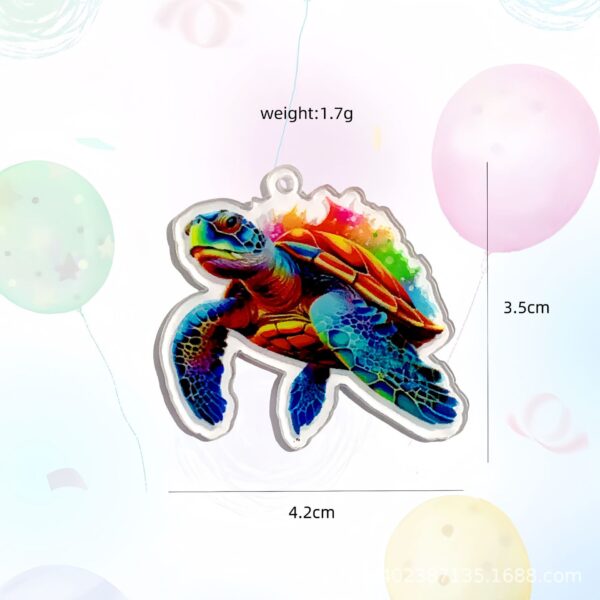 Wholesale Acrylic Animal Party Keychain Material Pendant DIY