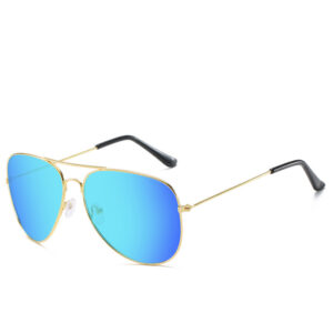 Gold frame blue mercury