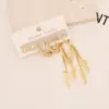 Wholesale PVD Coated 18K Gold Real Gold Plated Gloves Heart Shape Butterfly Stainless Steel Simple Style Waterproof Non Tarnish Drop Earrings