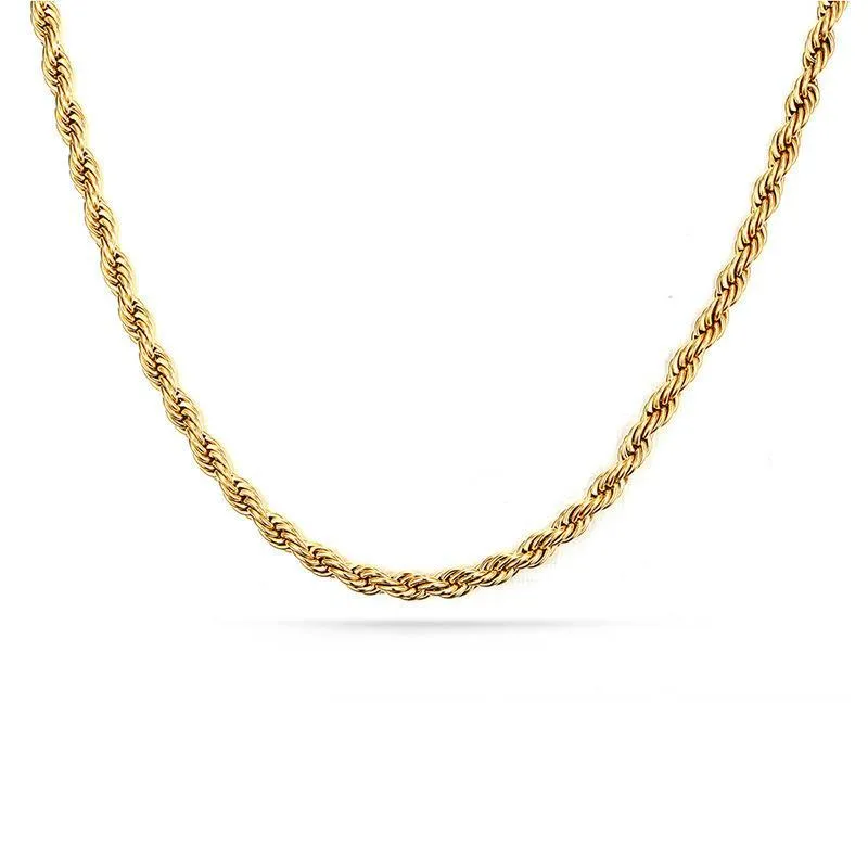 Wholesale Basic Geometric Stainless Steel Plating Necklace