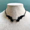 Wholesale Hot Sale Vampire Bat Wings Necklace Wings Bat Wings Vampire Gothic Metal Factory Direct Sale