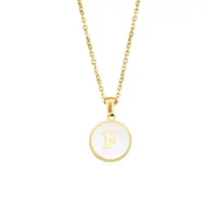 Letter F / 18K Furnace Real Gold