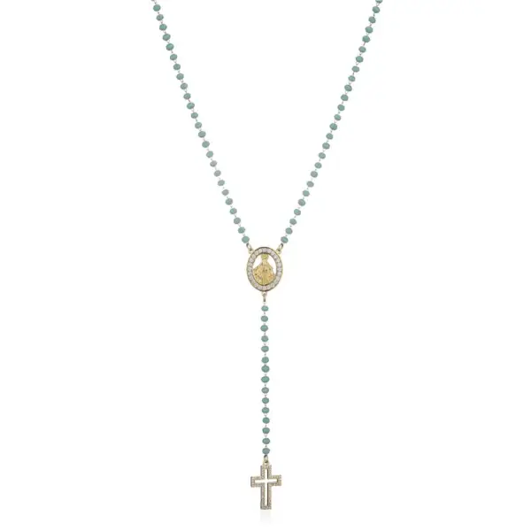 Wholesale Ethnic Style Geometric Stainless Steel Plating 18K Gold Plated Necklace