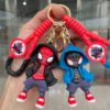 Wholesale Spider-Man Keychain Cartoon Doll Trendy Cool Male Student Schoolbag Pendant Car Key Chain Doll Machine Small Gift
