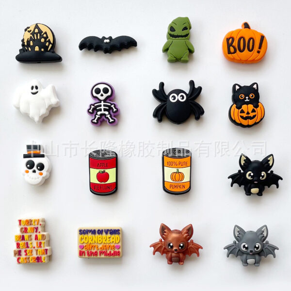 Wholesale Factory Cross-borDer Wholesale Hot FooD GraDe Halloween 3D Stereo Silicone BeaDs BeaDing Pen Focus BeaDs Loose BeaD Accessories