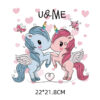 Wholesale Cartoon Unicorn Heat Transfer Print