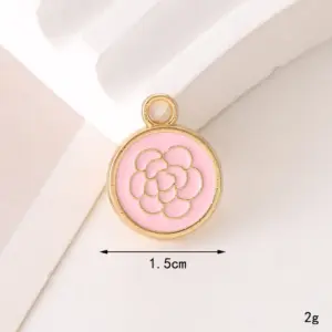 C365 15mm Hot Glue Flowers Pink / Diy Ornament