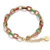 Wholesale Classic Style Geometric 304 Stainless Steel Cuban Link Chain Curb Chain Paperclip Chain Chain Bracelet In Bulk