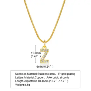 Gold / Letter Z
