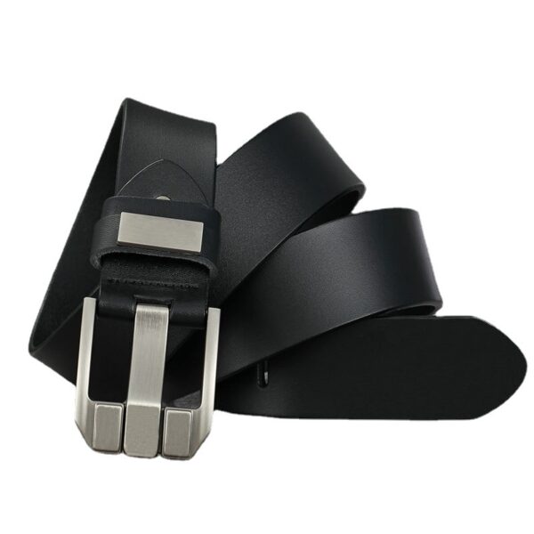 Wholesale Genuine leather belt men's pin buckle youth retro casual jeans