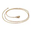 Wholesale PVD Coated 18K Gold Plated Geometric Titanium Steel Fashion Waterproof Non Tarnish Titanium Steel Lobster Trigger Clasp Closure Necklace