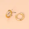 Wholesale Moon 304 Stainless Steel Stainless Steel Earrings