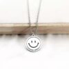 Wholesale Amazon Stainless Steel Rotating Smiley Sweater Necklace Hip-Hop European and American Long Style 2023 New Ins Jewelry Versatile