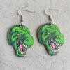 Wholesale Fun Animal Wooden Earrings