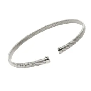 Ck673 Open-End Polished Steel Collar 8mm