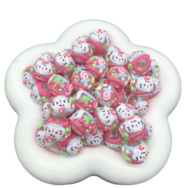 Wholesale Transparent round bead cartoon bead